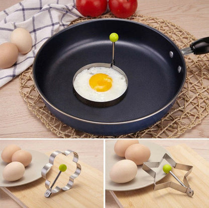 Egg Molds Stainless Steel 4 Pcs Set For Kitchen