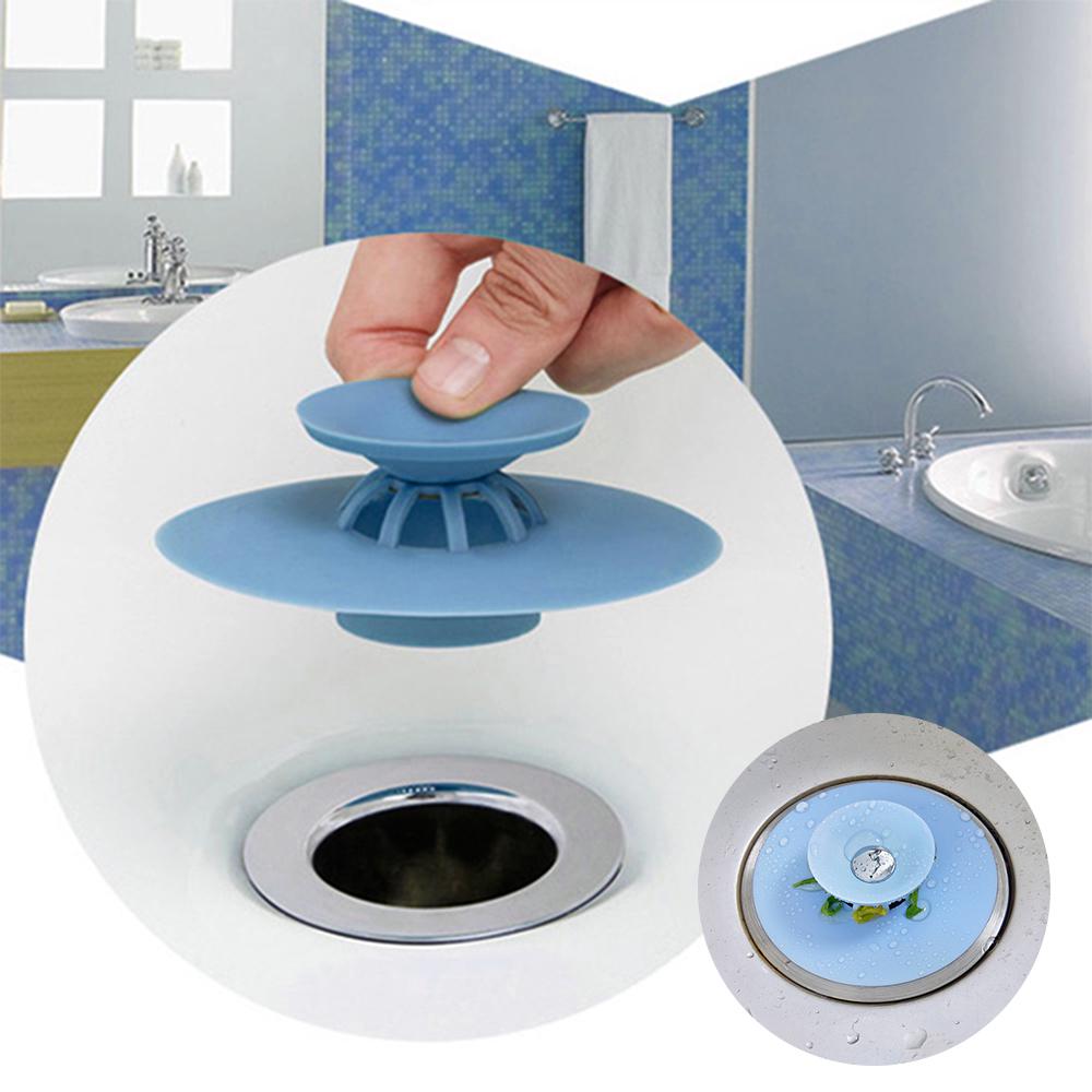 Silicone Bathroom Kitchen Sink Drainer Stopper
