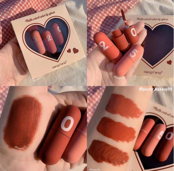 Hengfang Matte Velvet Color Lip Glaze
