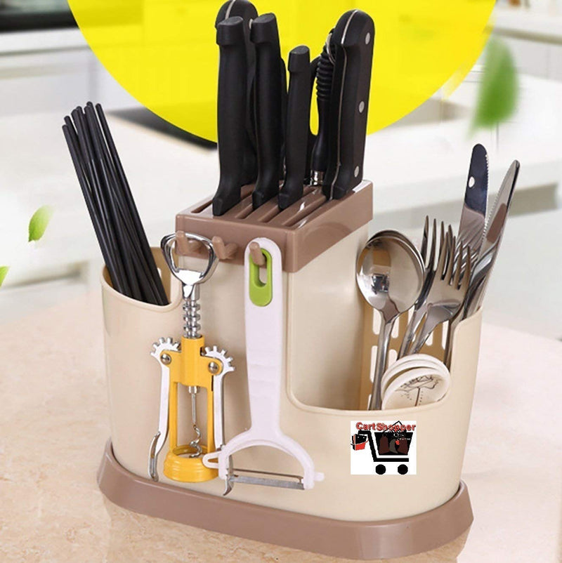 Multi Function Knife And Cutlery Holder