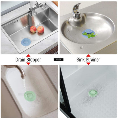 Silicone Bathroom Kitchen Sink Drainer Stopper