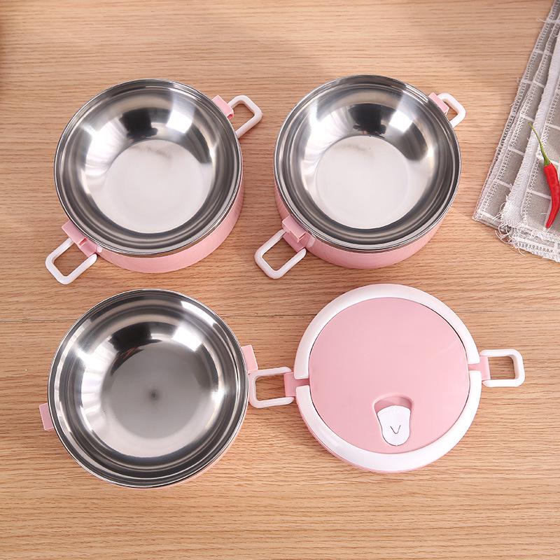 Stainless Steel Thermal Insulation Preservation Hot and Cool Lunch Boxes Microwave Friendly