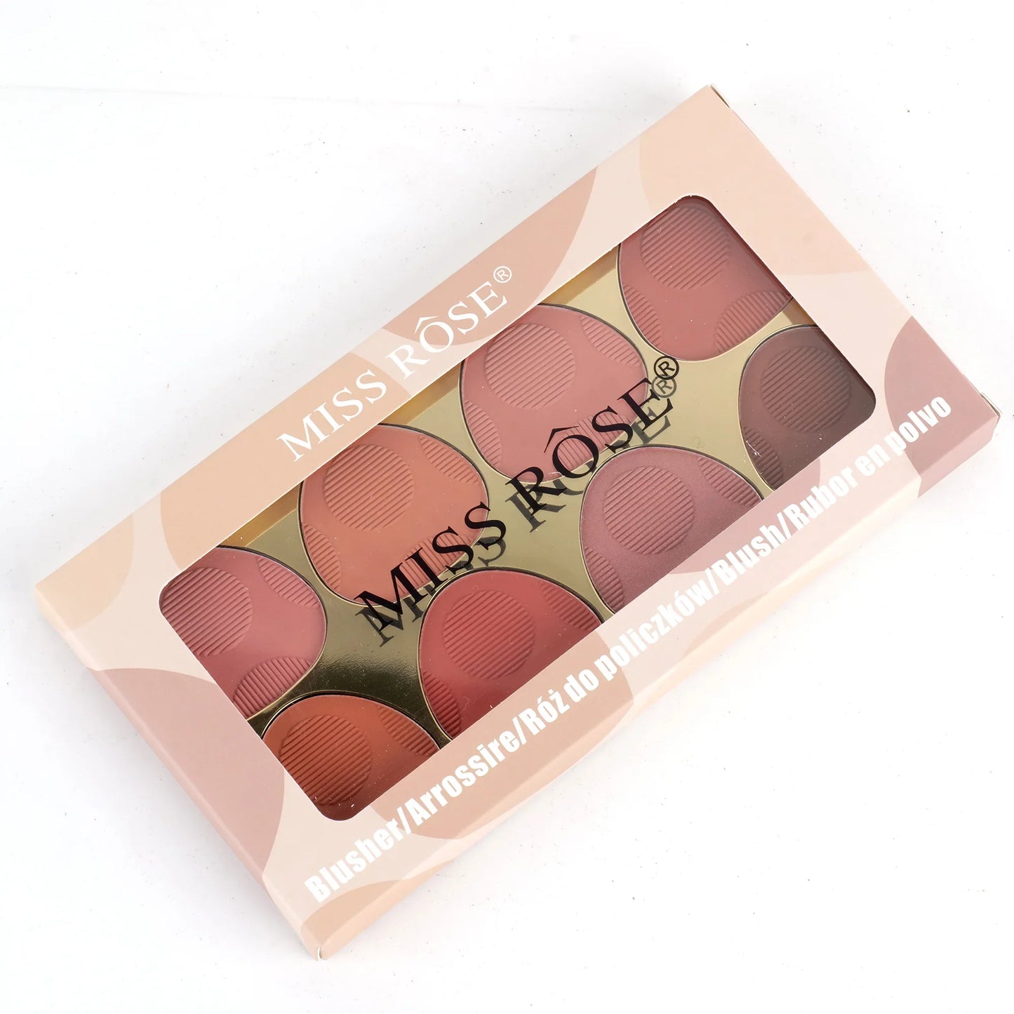 Miss Rose 3D Blush 8 Color Palette
