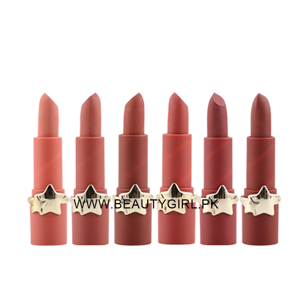 Miss Rose Moisture Matte Lipstick Pack of 6