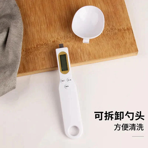 Portable Electric Digital Measuring Kitchen Scale Spoon