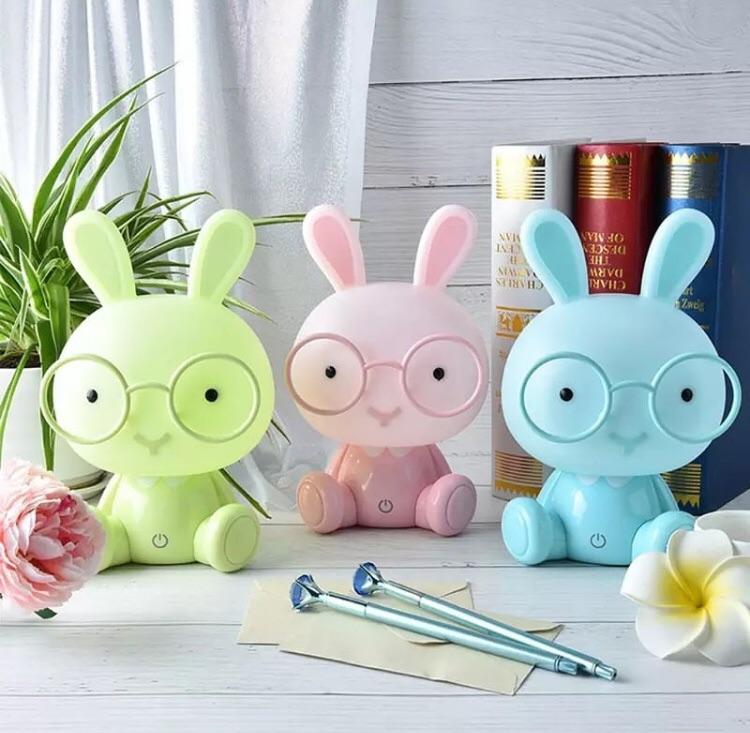 Rabbit Lamp For Kids Cute Warm Night Light Kids Night Light