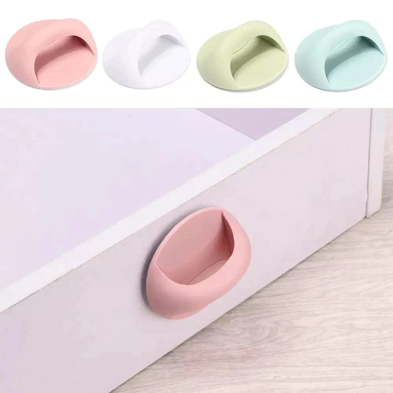 Door and Window Strong Adhesive Handle Self-Stick Instant Cabinet Drawer Handle Stick-on Handles (Pack Of 3)