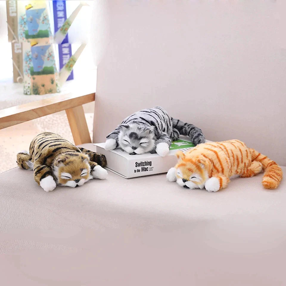 Electric Cat Plush Toy Flip Revolving Cat