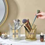 Luxury Striped Lines Cup Shape Makeup Brush Holder