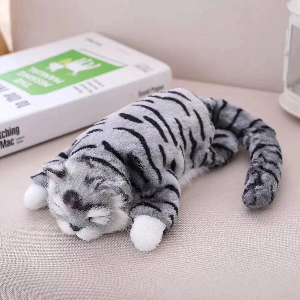 Electric Cat Plush Toy Flip Revolving Cat