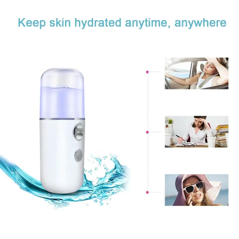 Portable Mini USB Face Humidifier Steamer Sprayer