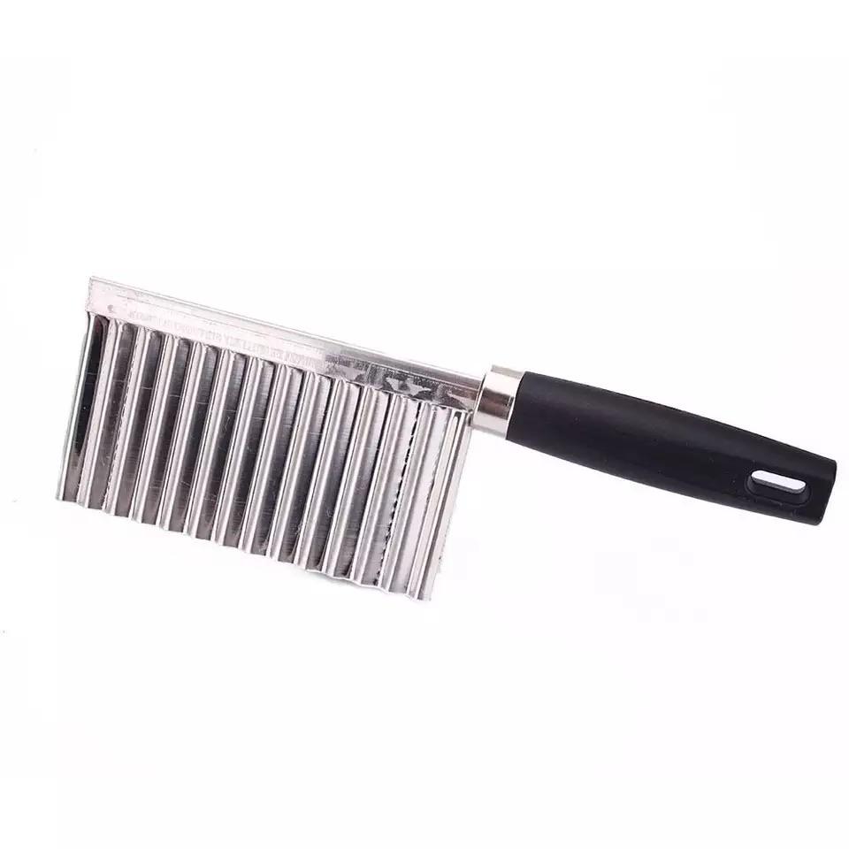 Stainless Steel Wavy Knife, Multi functional Potato Knife, Potato Slicer