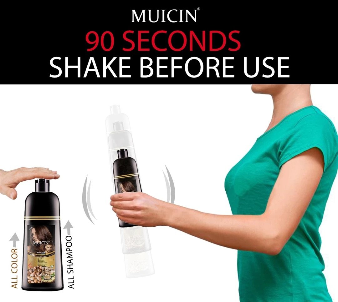 MUICIN NEW VERSION 5in1 HAIR DYE SHAMPOO 200ML