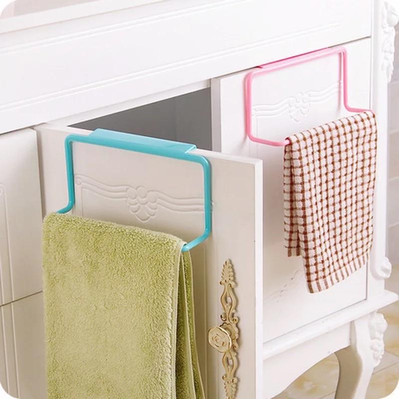Kitchen Towel Holder, Kitchen Washcloth Rack Hanging Holder, Kitchen Cabinet Towel Organizer