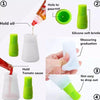 Portable Silicone Oil Bottle,Oil Brush With Squeeze Bottle, Silicone Bastry Brush