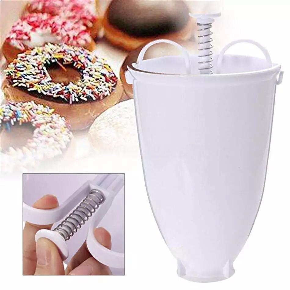 Doughnut Maker Plastic Batter Dispenser DIY Doughnut Maker Donut Cookies Kitchen Plastic Batter Dispenser