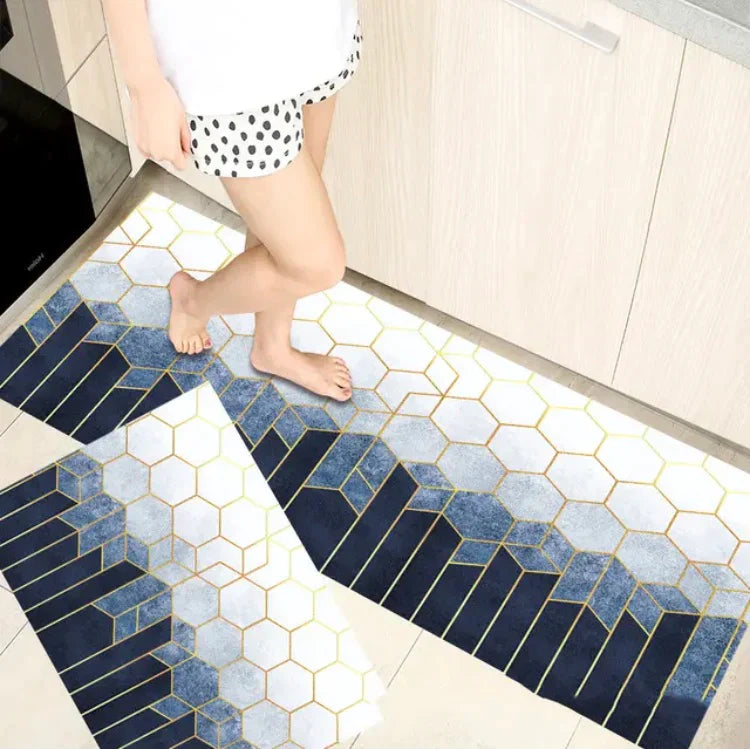 Set Of 2 Anti Slip Floor Mat Washable