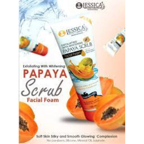 Jessica Facial Foam Papaya Scrub