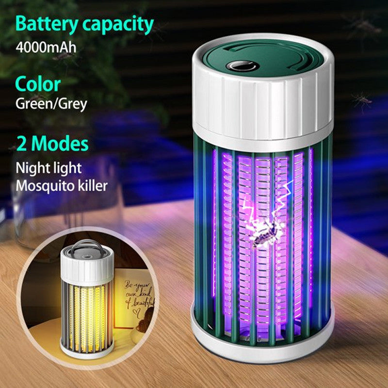Portable Electric USB Mosquito Killer With Night Light 2 Modes
