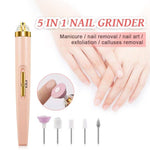 5 In 1 Rechargeable Flawless Salon Nail Finishing Touch