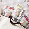 Ziplock Mason Jar Bags Reusable Food Storage Bags (Pack of 5)