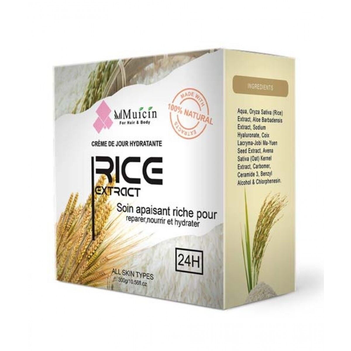 Muicin Rice Extract Soothing Gel for Body & Hair 300g