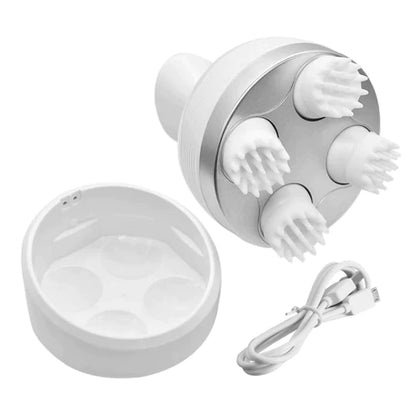 Electric Handheld Wireless Scalp Head Massager With Box