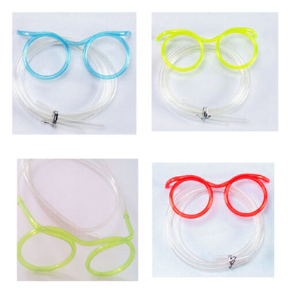 Creative Eyeglasses Straw Drinking